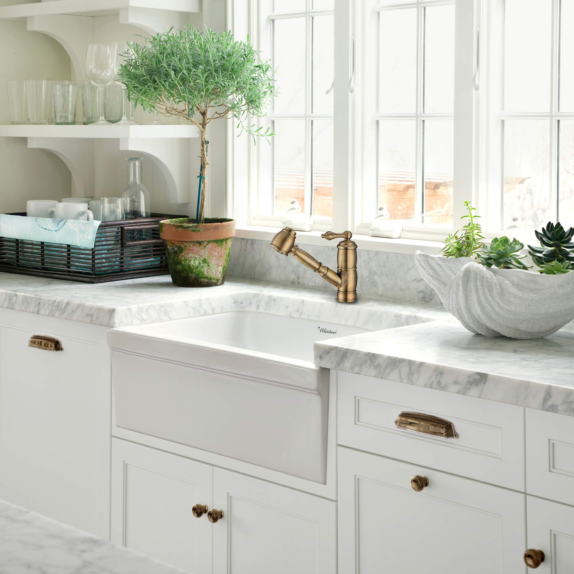 Whitehaus Collection Vintage III Plus Single Hole, Single